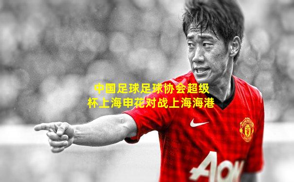 中国足球足球协会超级杯上海申花对战上海海港