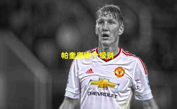 帕奎奥哪个级别