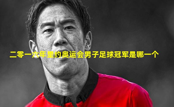 二零一六年里约奥运会男子足球冠军是哪一个