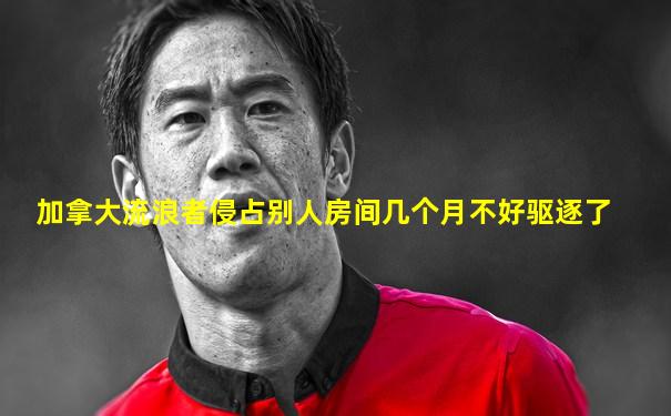 加拿大流浪者侵占别人房间几个月不好驱逐了